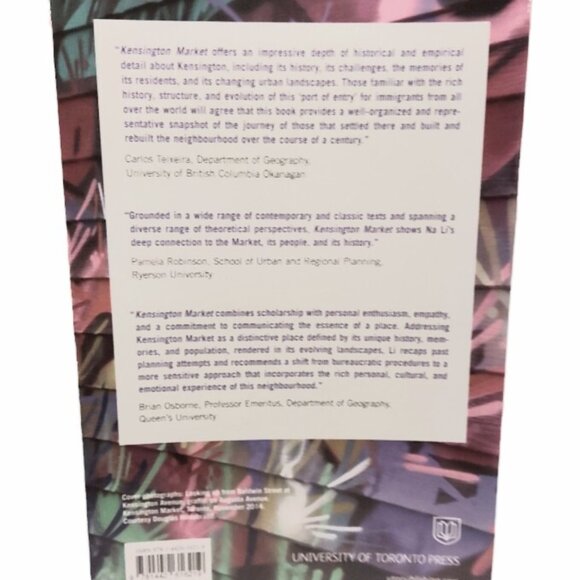 Kensington Market Toronto Collective Memory Public History Na Li Canada SC Book - Picture 2 of 3